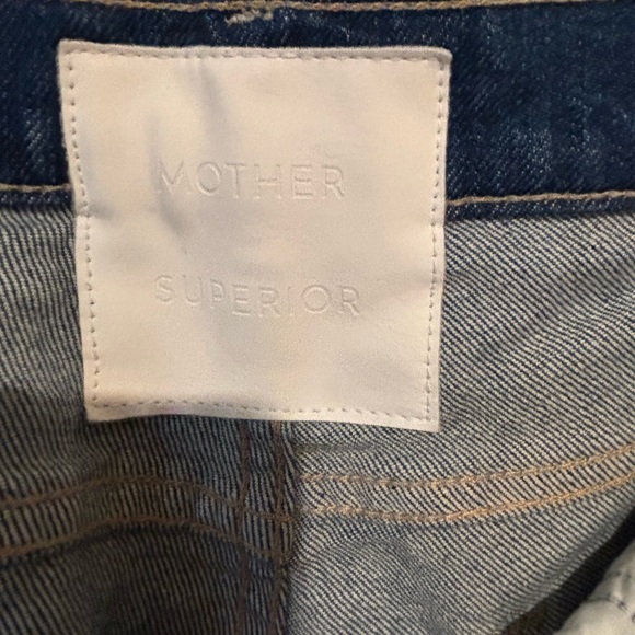 Blue Flare Wide Leg Jeans with Vintage-Inspired Wash - Picture 2 of 3